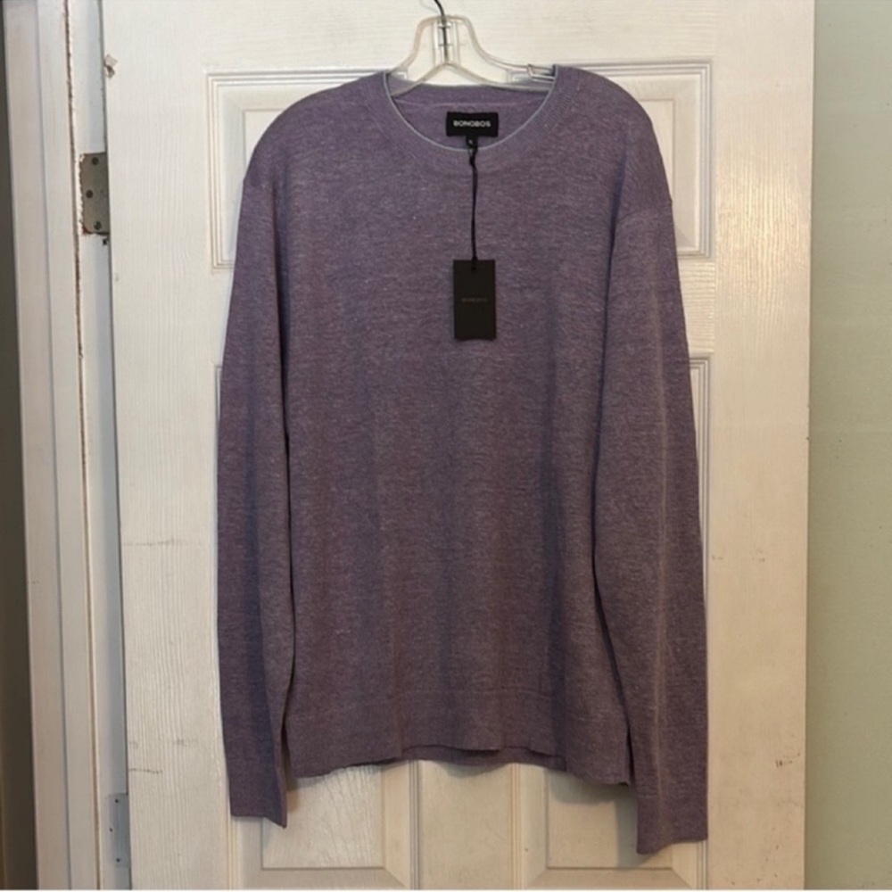 NWT Bonobos Purple Men's Sweater